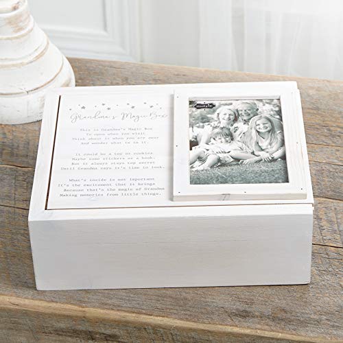 Noroi plăcintă suvenir Bunica ' s Magic cutie de lemn, alb