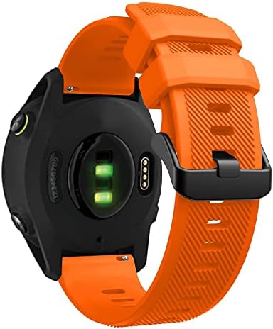 WTUKMO Sport Silicon Watch Band Strap pentru Garmin Venu 2, Forerunner745, Vivoactive 4, Fenix ​​Chronos, Înlocuire 22mm Banda