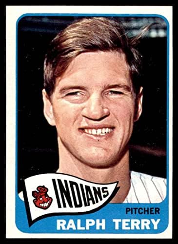 1965 Topps 406 RALPH TERRY CLEVELAND INDIANS EX INDIANS