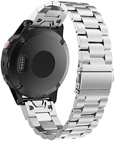 DJDLFA 26 22 20mm Watchband curea pentru Garmin Fenix 6 6x 6s Pro 5x 5 5S 3hr D2 S60 ceas cu eliberare rapidă din oțel inoxidabil Curea pentru încheietura mâinii