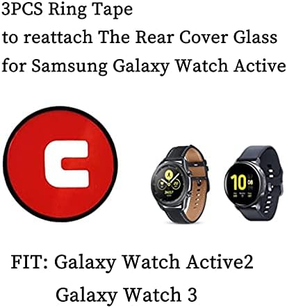 3PC -uri bandă inelară pentru ceas Galaxy Active 2/Galaxy Watch 3 pentru a reetach Sticla capacului din spate pentru Samsung