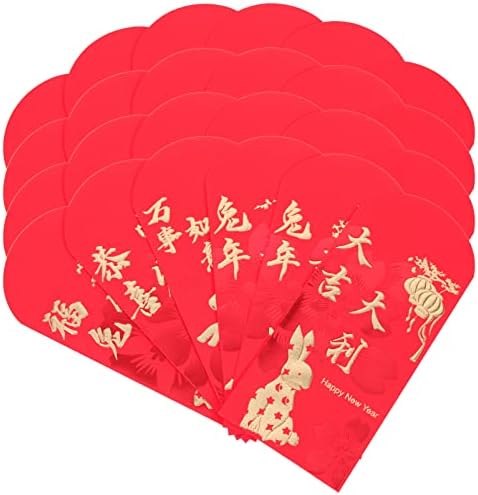 Sosoport copii portofel 24pcs Anul Nou partid roșu pachete anul de iepure hârtie bani pungi stil chinezesc roșu plicuri favoruri