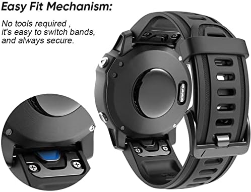 UMCNVV Smart Smart Watch Band 20mm Suplacere Watchband curea pentru Garmin Fenix ​​7s 6s/6s Pro 5s 5s Plus Smart Watch Silicon Quick Easyfit Correa
