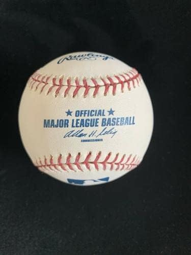 Paul Blair Orioles Yankees a semnat Baseball ML oficial cu hologramă - baseball -uri autografate