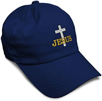Șapcă de Baseball moale cruce creștină, broderie Isus Mântuitor bumbac Mântuitor tată pălării pentru bărbați și femei
