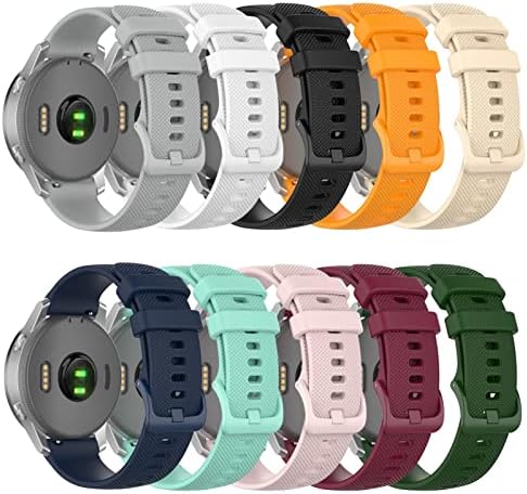 CEKGDB 20mm brățară încheietura curea pentru TicWatch E pentru Garmin Venu pentru Forerunner 645 Silicon Smartwatch Watchband