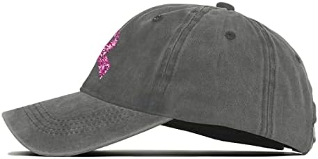 Cancerul de sân conștientizare a cancerului de sân roz Baseball Cap pălărie pentru bărbați pentru femei WASHED CAP CAP CAP