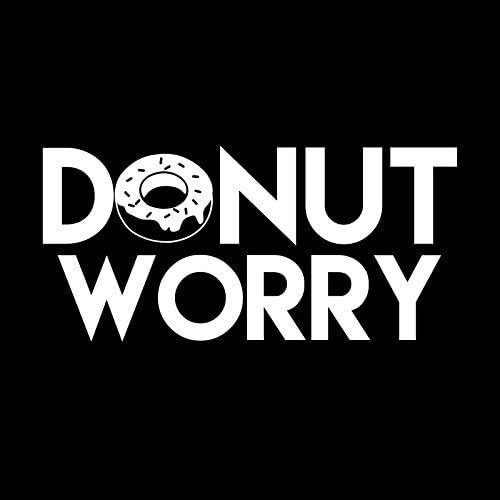 Donut îngrijorare de 6 Decal de mașină de vinil - [negru]