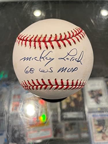 Mickey Lolich 68 W.S. MVP Detroit Tigers a semnat baseball oficial JSA Mint - baseball -uri autografate