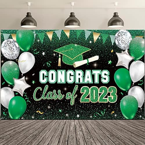2023 Felicitări fundal Grad pentru absolvire clasă fotografie fundal recuzită Foto Cabină de bal fundal de absolvire Banner