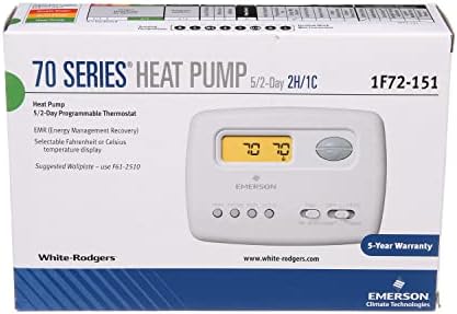 Emerson 1F72-151 5-2 Day Termostat programabil pentru sistemele de pompe de căldură