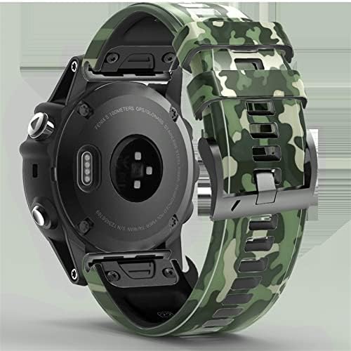 PCGV 22mm 26mm curea inteligentă de ceas pentru Garmin Fenix ​​7 7x 5 6 5x 6x Pro Epix 3HR Imprimare Silicon Smartwatch Brățară