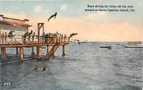 Insula Santa Catalina, carte poștală din California