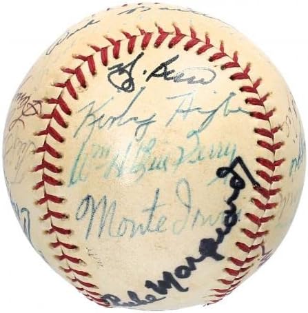 Rare New York Giants Hof Legends semnat baseball Rube Marquard George Kelly PSA - Baseballs autografate
