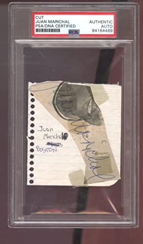 Juan Marichal a semnat autograf autograf automat PSA PSA/ADN COA Baseball Cut - Fotografii MLB autografate