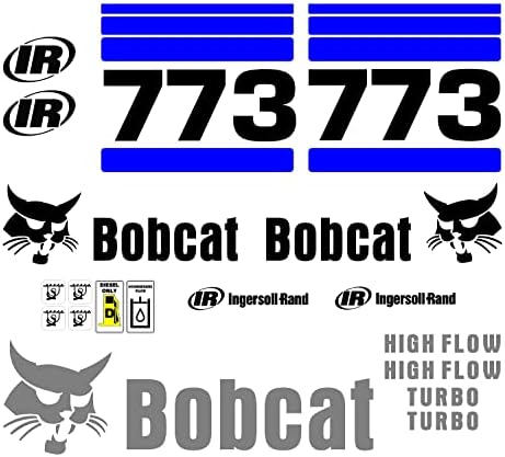 773 stil g înlocuire decal autocolant kit se potrivește Bobcat