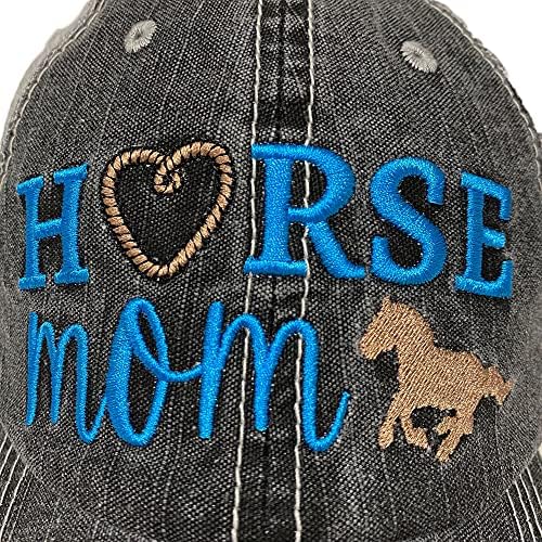 Pălărie de baseball în dificultate din May & Gray Horse Moma pentru femei