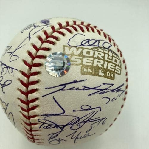 2004 Boston Red Sox World Series Echipa a semnat W.S. Baseball JSA COA - baseball -uri autografate