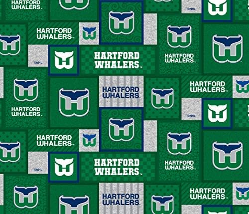Hartford Whalers Fleece Fabric pătură Fabric Patch Fleece design-vândut de curte