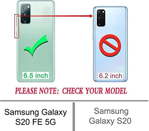 AKINIK pentru carcasa Samsung Galaxy S20 FE,Cu Protector de ecran din sticlă călită [pachet 2], Rezistent la șocuri de calitate
