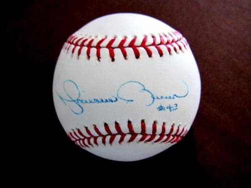 Mariano Rivera #42 New York Yankees salvează King Hof semnat auto OML Baseball JSA - Baseballs autografate