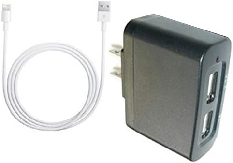 Upbright New Two Ports USB + Înlocuire adaptor AC pentru Apple iPad Air A1474 MD785LL/A MD785LL/B MD786LL/A MD788LL/A MD788LL/B MD789LL/B Beats A1680 ML4m2ll/A Pill + Pill Pill Speakerss Speakersless Speaker Speater