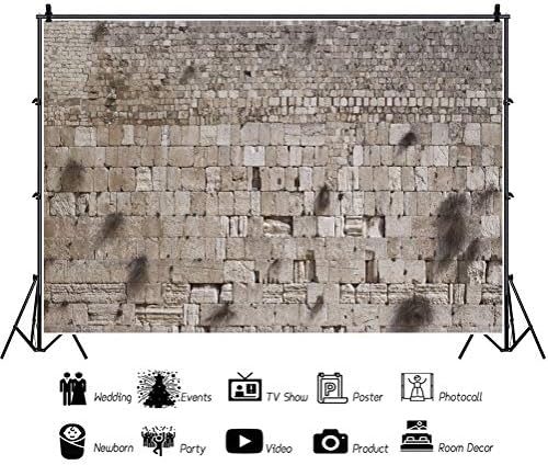 CSFOTO 5x3ft perete de Vest fundal antic Ierusalim fundal Ierusalim fotografie fundal Caramida fundaluri pentru fotografie Ierusalim perete fundal jale perete fundal Israel fundal