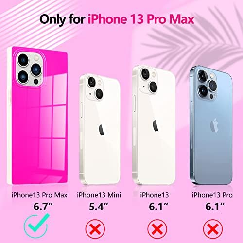 Carcasă Pevezeda compatibilă cu iPhone 13 Pro Max 6.7 inch 2021, fluorescență strălucitoare moale și flexibilă TPU Cover de