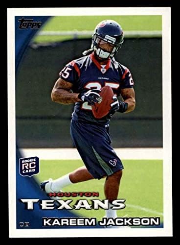 2010 Topps # 2 Kareem Jackson Houston Texans NM/MT Texans Alabama