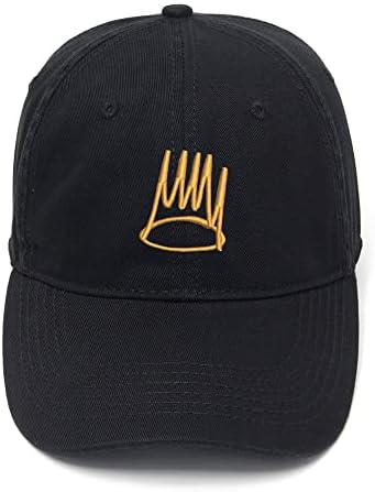 Caps de baseball pentru bărbați J Cole Coroană de pălărie de bumbac spălat de pălărie de bumbac