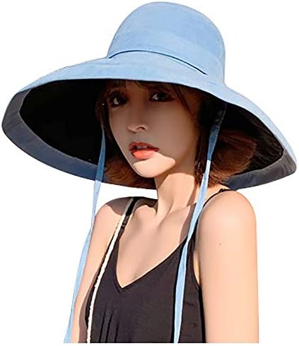 Femei pălărie de soare Packable reversibile Găleată pălărie UV protecție solară largă refuz vara Beach Cap