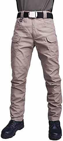 lcepcy Cargo pantaloni barbati Baggy Y2k Streetwear Centura elastica Sweatpants Joggers moda cordon pantaloni cu buzunare