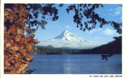 Lost Lake, Oregon Postcard