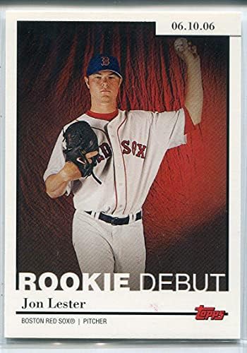 Cardul Jon Lester 2006 Topps Rookie - Baseball Cards Rookie Slabbed