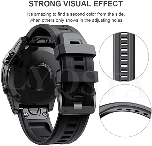 BNEGUV Oficial Silicon 26 22mm eliberare rapidă Watchband Wriststrap pentru Garmin Fenix 7 7x 6 6X 5X 5 3 ore Ceas Inteligent