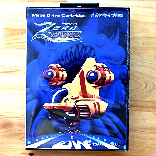 ROMGAME ZERO WING WING 16 BIT SEGA MD Carte de joc cu cutie de vânzare cu amănuntul pentru Sega Mega Drive pentru Genesis US