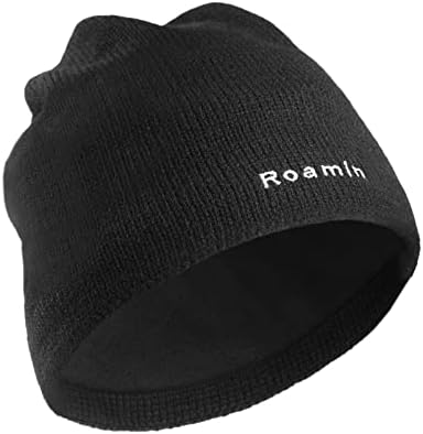 Pălărie de beanie rezistentă la apă de iarnă, șapcă de tricotat, slouchy moale de cap, excelent pentru purtarea zilnică a pescuitului la schi