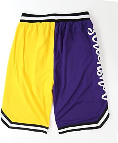 SCREENSHOT bărbați Premium Urban Sreetwear moda baschet Mesh Shorts-Athletic sport echipa Culoare 11 Inseam Jersey Shorts