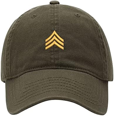 L8502-Lxyb șapcă de Baseball bărbați rang armată Patch Sergent brodat bumbac spălat pălărie tată șepci de Baseball