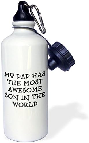 3Drose Dad are cel mai minunat fiu din sticla de apă Sports World, 21oz, 21 oz, multicolor