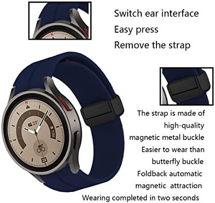 Ailierr Watch Band pentru Samsung Galaxy Watch 5 Pro Band 20mm Sport curea siliconică curea de silicon