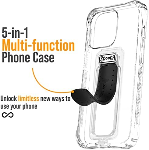 SCOOCH iPhone 14 Pro Carcs With Stand [Wingman] 5-in-1 iPhone 14 Pro Kickstand Carcasă, Protecție privind picăturile de grad