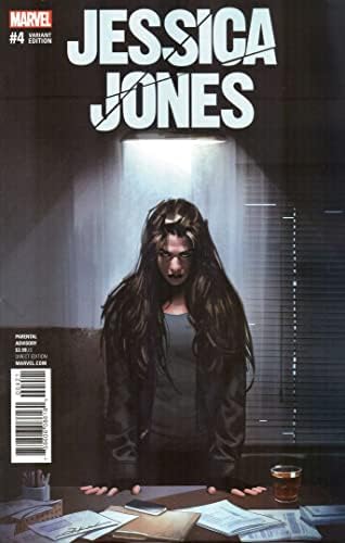 Jessica Jones 4A VF / NM; carte de benzi desenate Marvel / varianta Jeff Dekal
