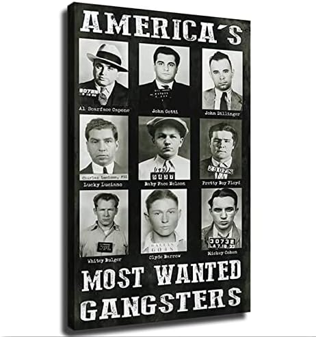 Mafia America din America Gangsterii Canvas poster și estetică Artă de perete Imagine Imprimare Modern pentru familie pentru