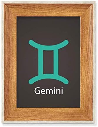 Mai Iunie Gemini Constelație desktop din lemn cadru foto din lemn afișare imagine pictură mai multe seturi