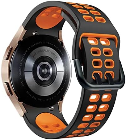 Cekgdb 20mm fără goluri curea oficială de silicon pentru Galaxy Watch 4 Classic 46 42mm/Watch4 44mm 40mm Bands Bratara curbă