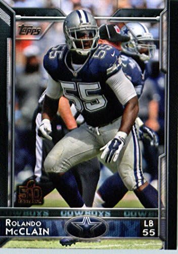 2015 Topps 39 Rolando McClain - Dallas Cowboys NFL Card de fotbal