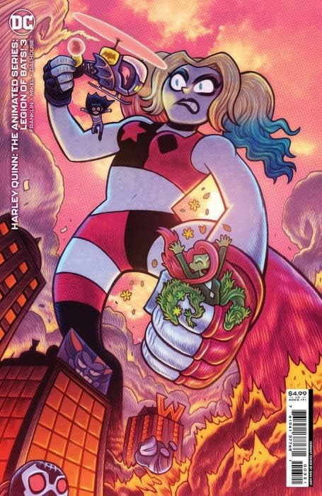 Harley Quinn: seria animată: Legiunea Liliecilor! 3A VF/NM ; DC carte de benzi desenate | Dan Hipp Cardstock variantă