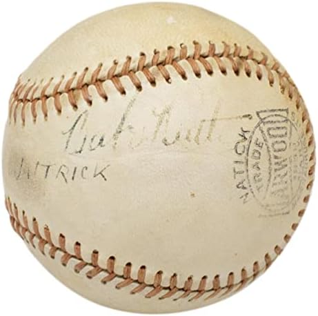 1930 Babe Ruth Single a semnat Baseball National Baseball JSA BAS PSA LOA - Baseballs autografate