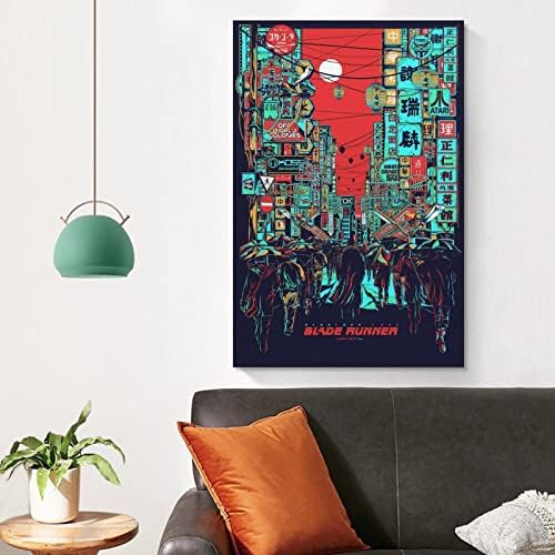 Jokimal Blade Runner 2049 Film Art Poster Art Artă Printează perete Poster Canvas Picting Picture Room Decor Home 12x18inch